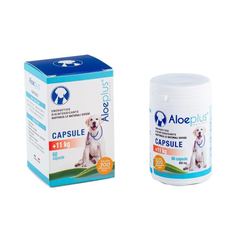 Aloeplus Capsule per Cani oltre 11Kg - 60 Capsule