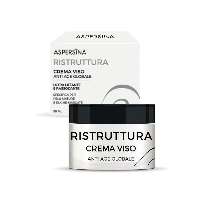 Aspersina Crema Viso Ristrutturante Anti-Age Globale, 50ml