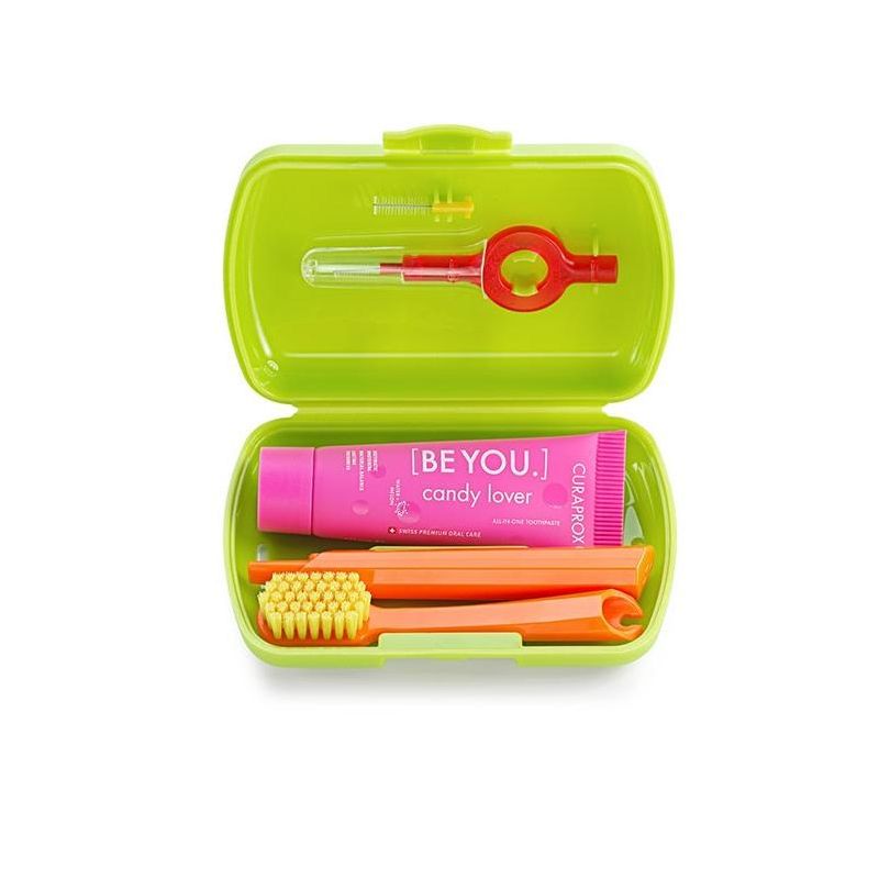 Curaprox Green Travel Dental Care Set