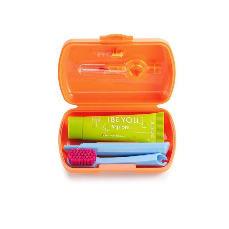 Curaprox Orange Travel Dental Care Set