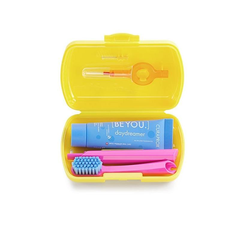 Curaprox Giallo Kit da Viaggio per la Cura Orale