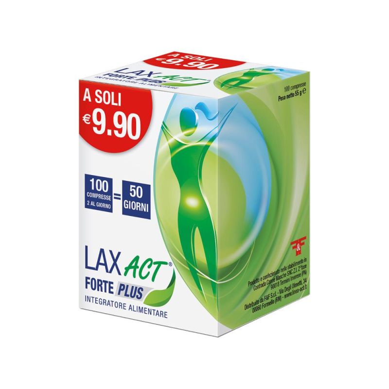 Lax Act Forte Plus Lassativo Potente - 100 Compresse