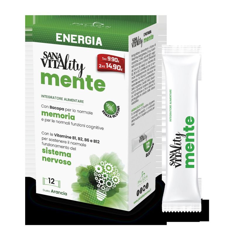Sanavitality Energia e Mente - 12 Stick per Vitalità e Concentrazione