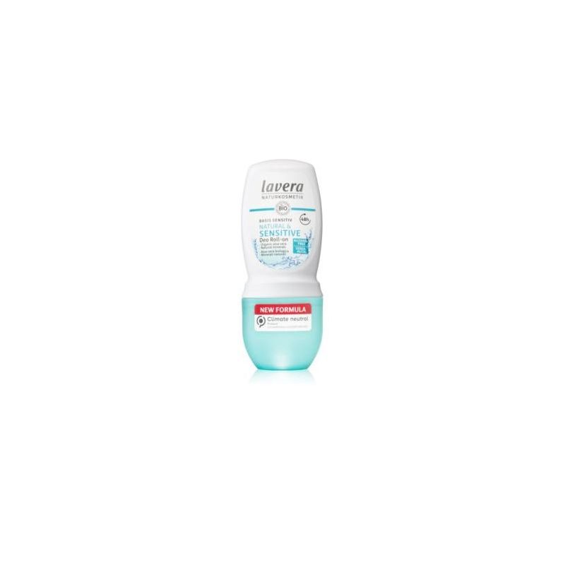 Lavera Basis Sensitiv Deodorante Roll-On Naturale per Pelle Sensibile, 50ml