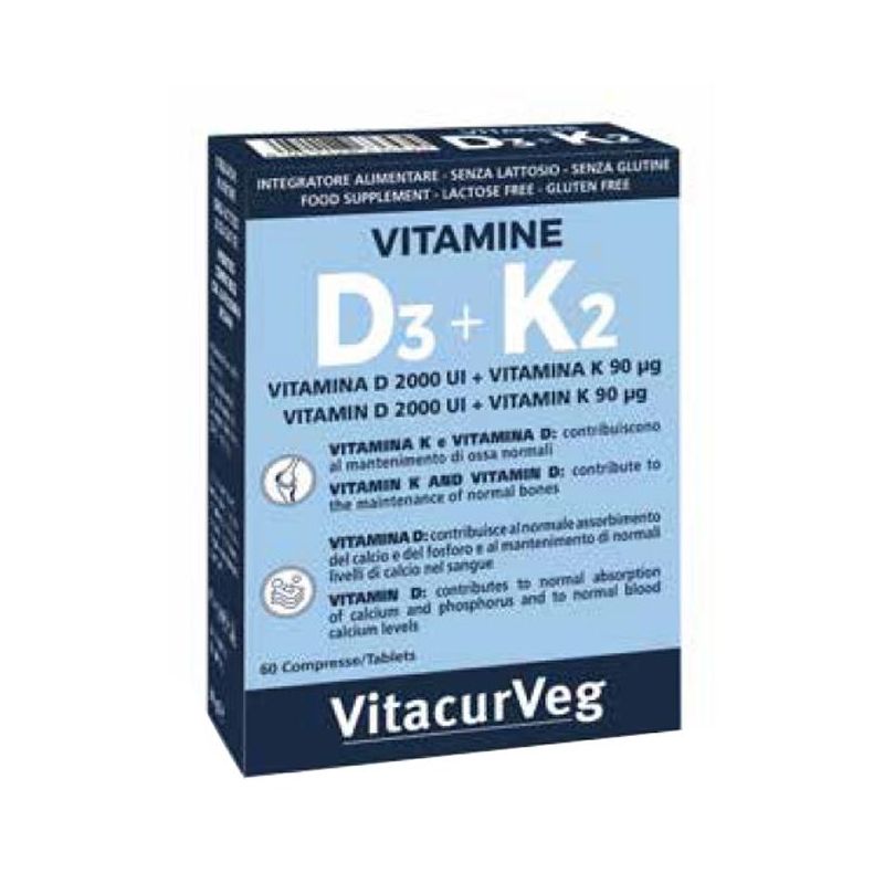 D3+K2 Vitamine - 60 Compresse Nutritive