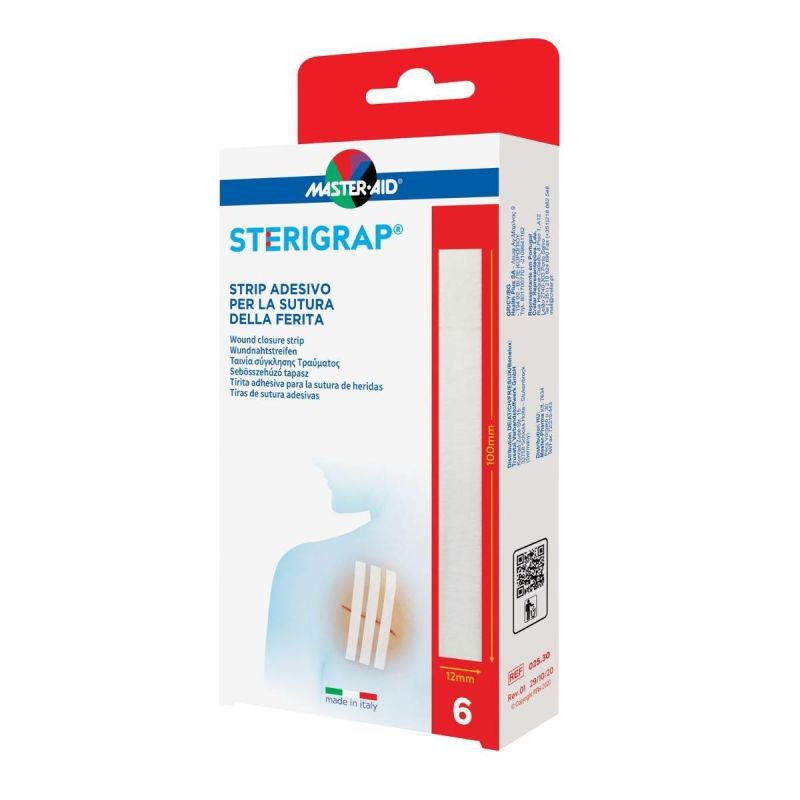 Master-Aid Sterigrap: Strisce Adesive Sterili per Sutura di Ferite