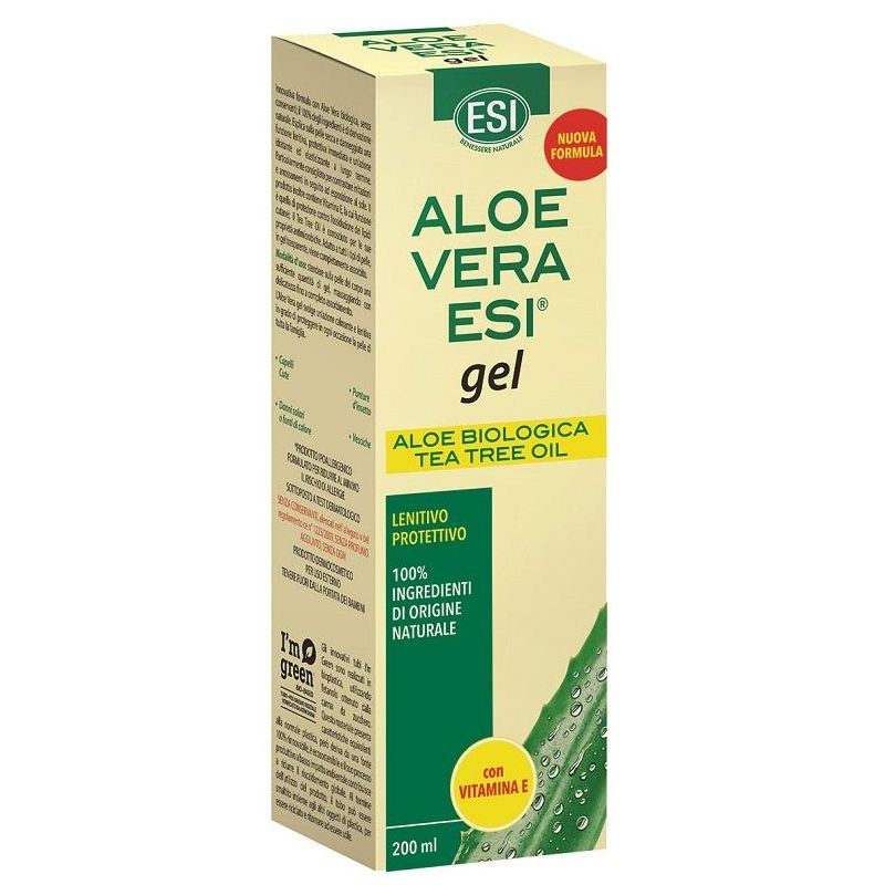 Gel Lenitivo e Protettivo Esi Aloe Vera con Vitamina E e Tea Tree - 200ml