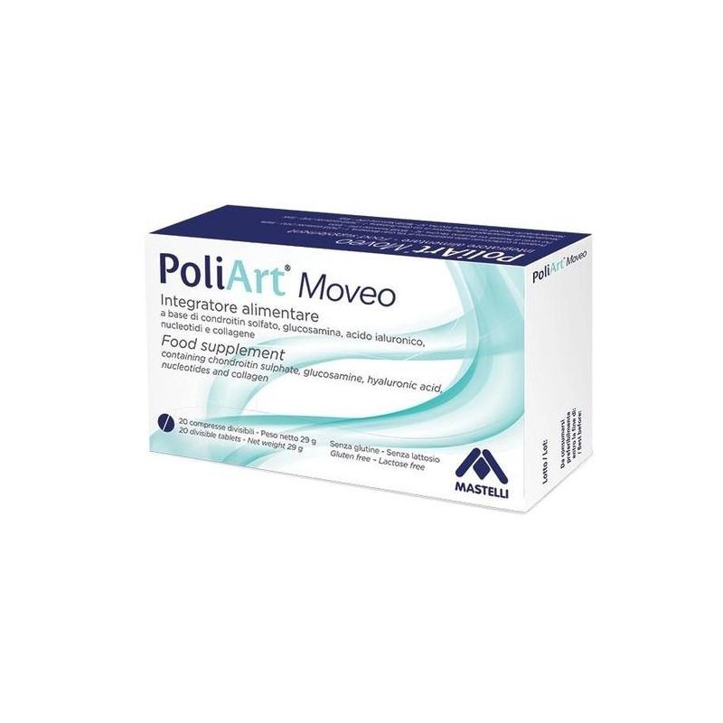 Poliart Moveo - 20 Compresse Divisibili per la Salute Articolare