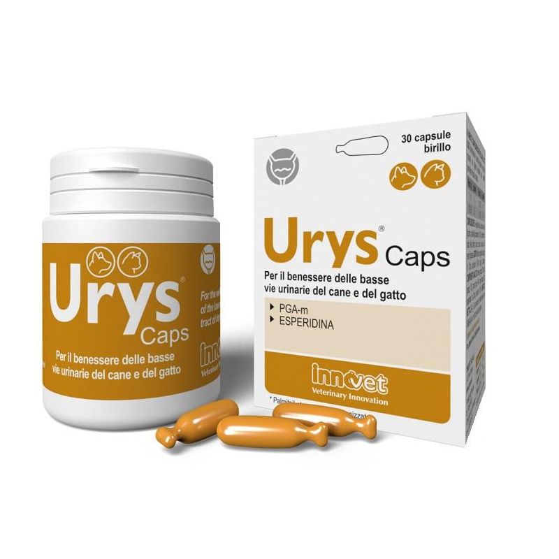 Urys - Capsule Salute e Benessere per Cani e Gatti, 30 Capsule