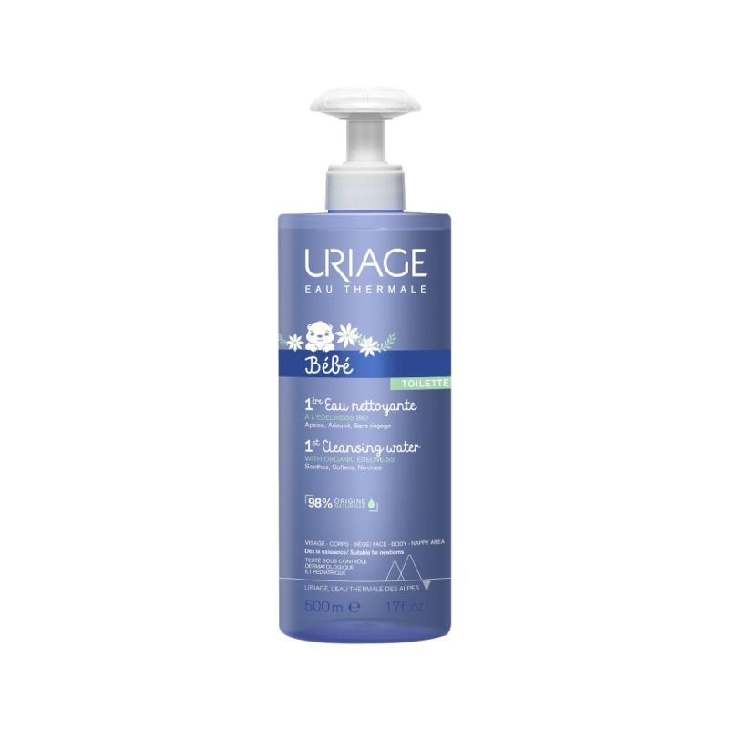 Uriage Bebe - Acqua Detergente Delicata per Bambini, 500ml