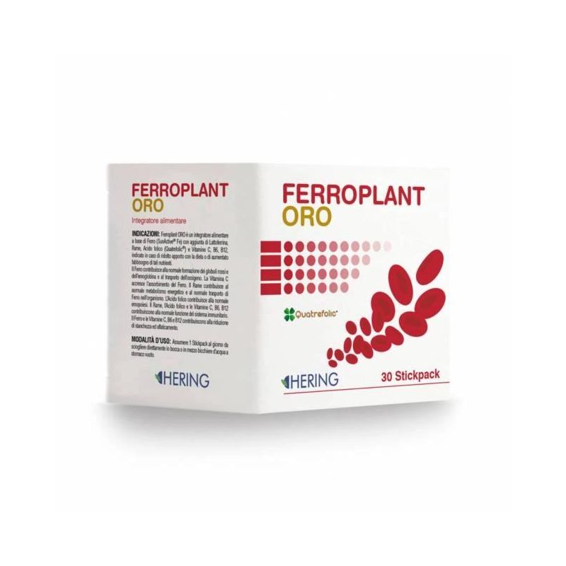 Oro Ferroplant - 30 Stickpacks per il Potenziamento delle Piante