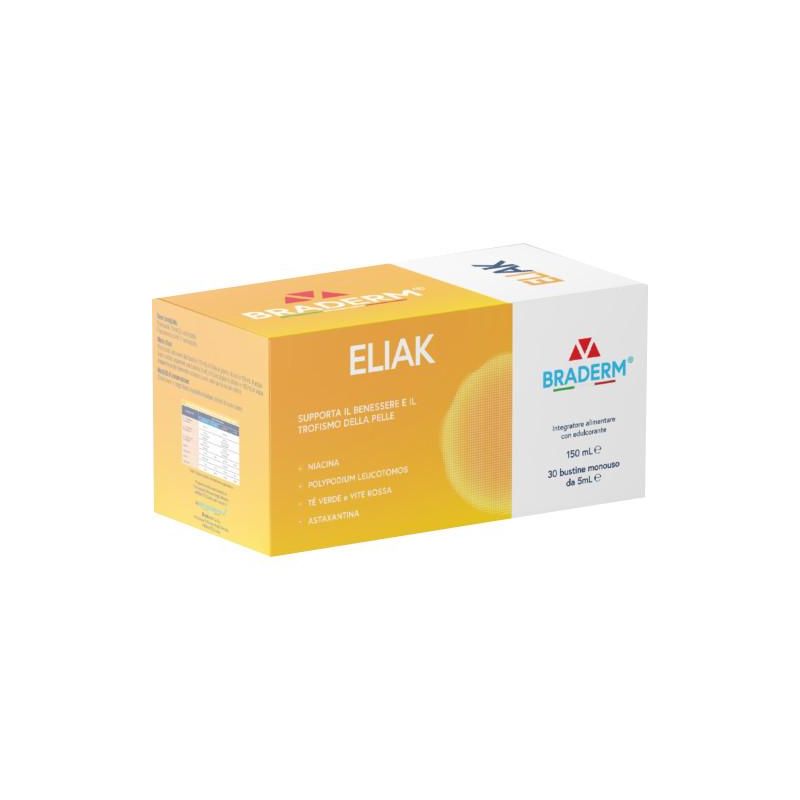 Braderm Eliak - Integratore Salutare in 30 Bustine Pronte all'uso