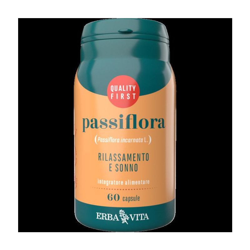 Erba Vita Passiflora - Integratore Naturale, 60 Capsule