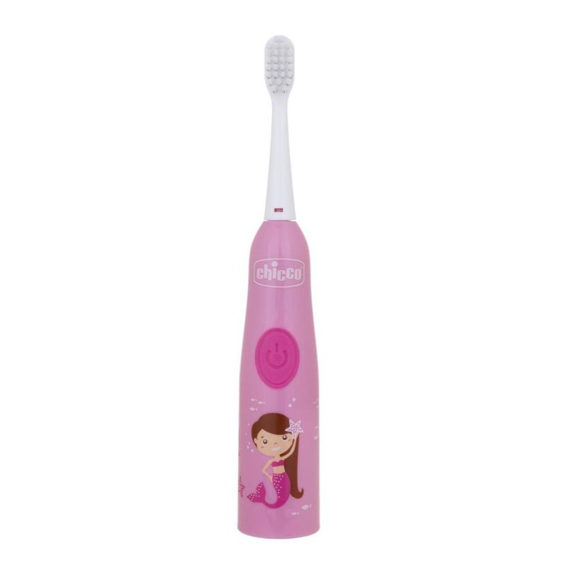 Spazzolino Elettrico Rosa Chicco per Bambina dai 3 Anni+