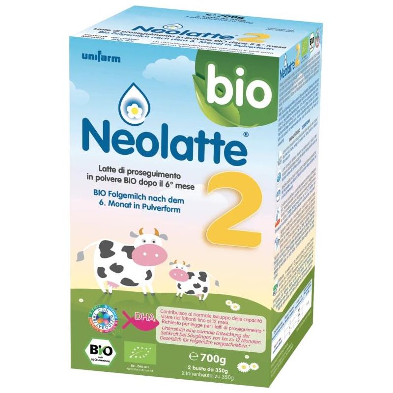 Neolatte 2 Bio - Latte di Proseguimento Biologico in Polvere, 6M+