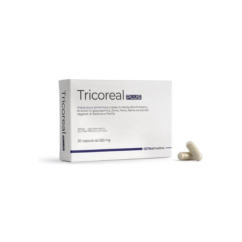 Tricoreal Plus - Integrazione Nutrizionale per Capelli Sani, 30 Capsule