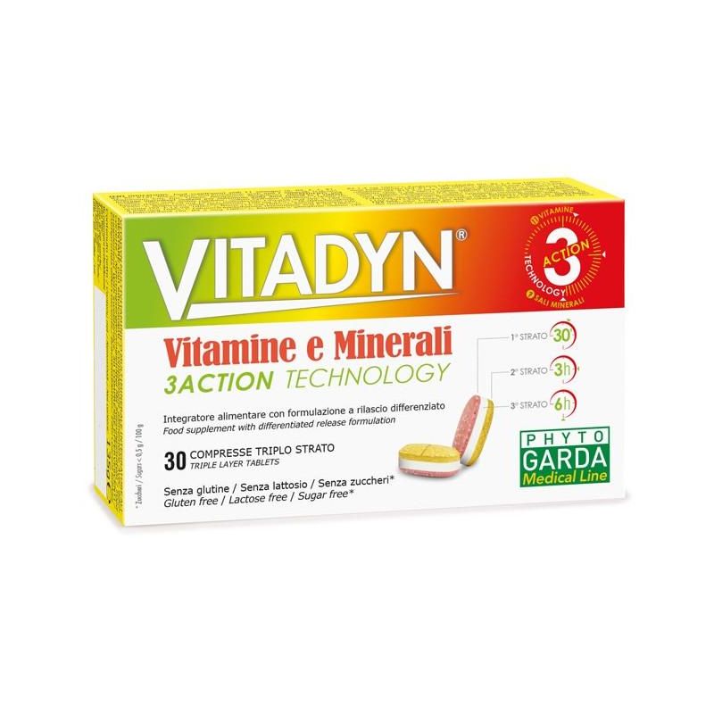 Vitadyn - Vitamine e Minerali a Rilascio Programmato, 30 Compresse