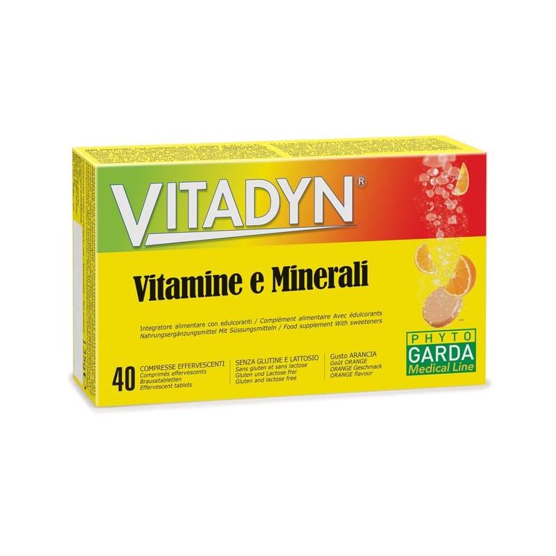 Vitadyn Effervescenti - Vitamine e Minerali in Compresse - 40 Pezzi