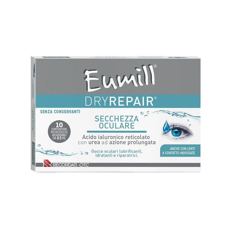 Eumill Dry Repair - Gocce Oculari Monodose 10 Contenitori