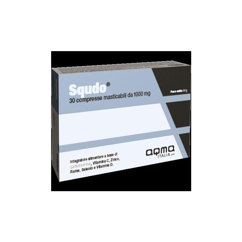 Squdo - 30 Compresse Masticabili per la Salute