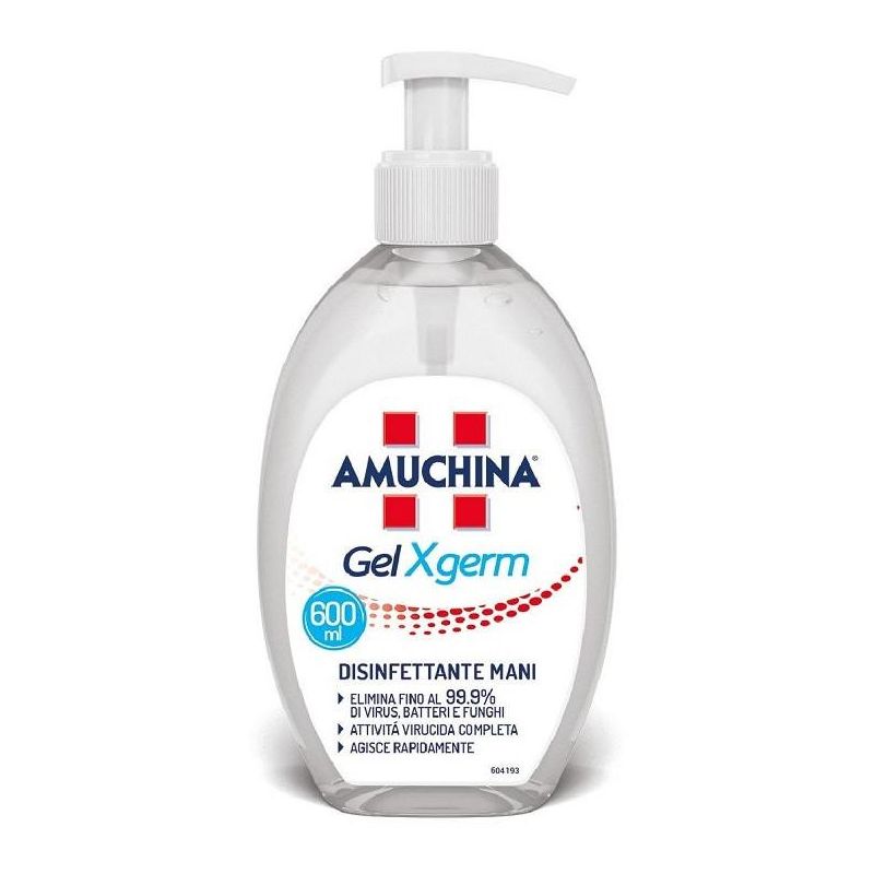 Amuchina Xgerm Gel Disinfettante per Mani, 600ml