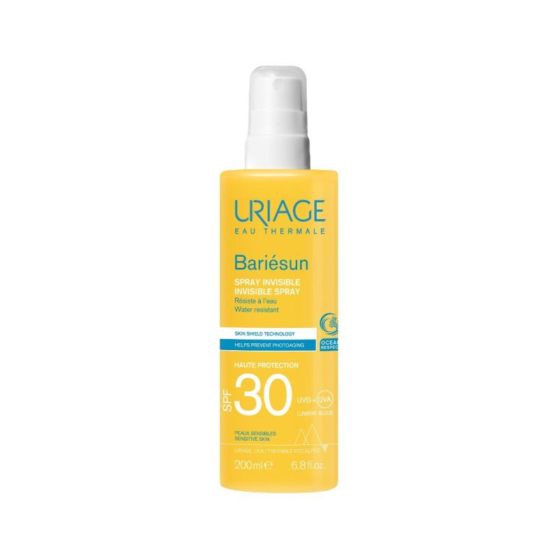 Uriage Bariesun SPF30 Spray Invisibile Protettivo Solare - 200ml