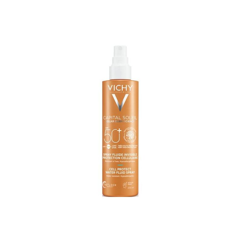 Vichy Capital Soleil Spray Solare Anti-Disidratazione SPF 50+, 200 ml
