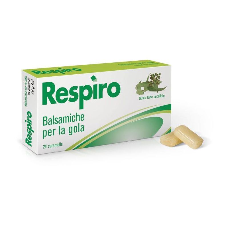 Caramelle Eucalipto Forte per la Gola - Confezione da 24