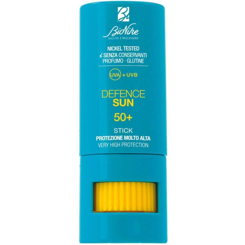 Bionike Defence Sun Stick - Fotoprotezione SPF50+ per Zone Sensibili, 9ml