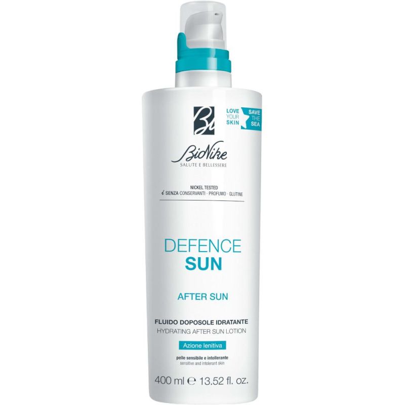 Bionike Defence Sun - Fluido Doposole Idratante per Viso e Corpo, 400ml