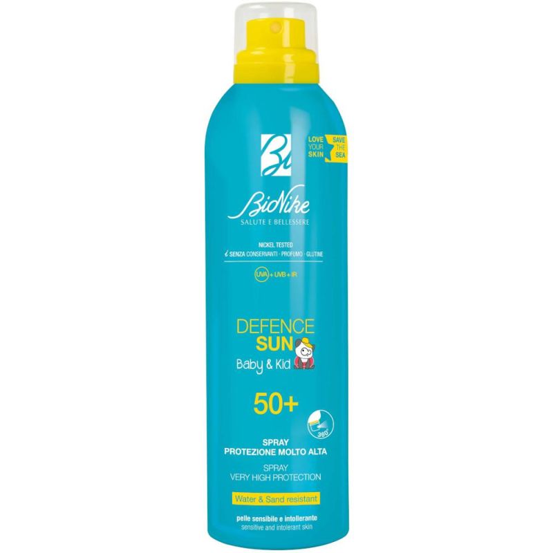 Spray Solare per Bambini Bionike Defence Sun SPF50+ da 200ml
