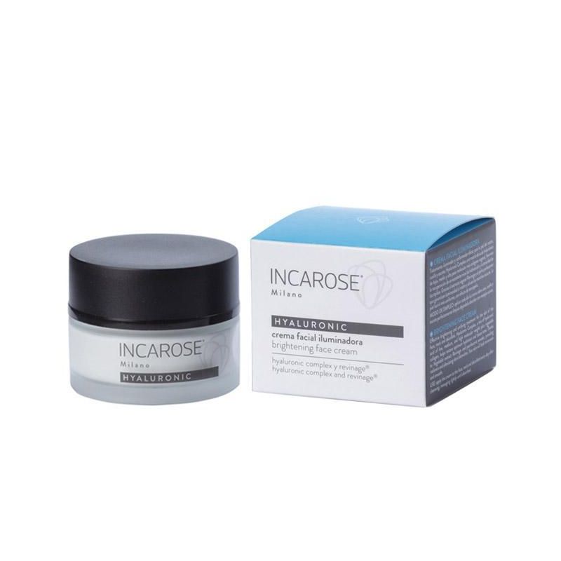 Crema Viso Illuminante Incarose con Acido Ialuronico, 50ml
