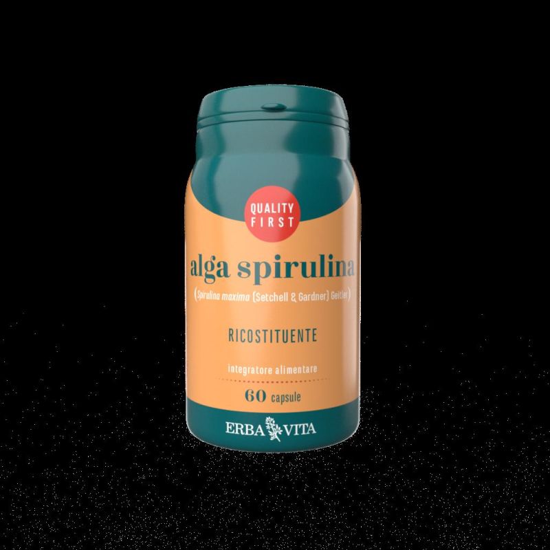 Erba Vita Spirulina Algae Supplement, 60 Capsule