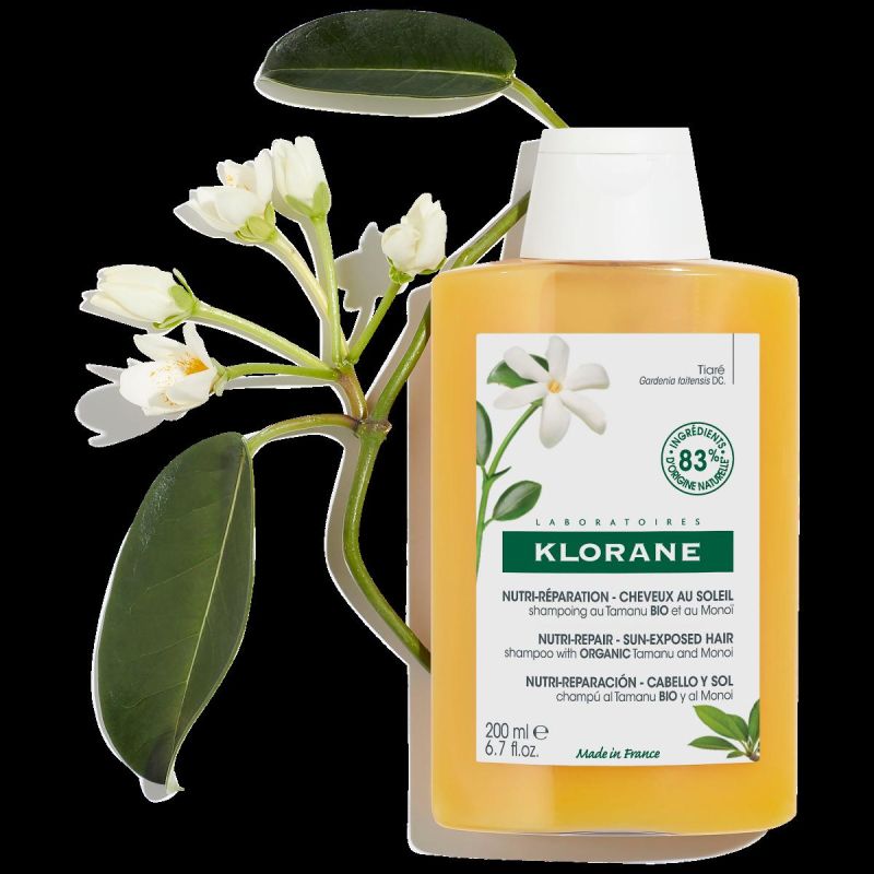 Shampoo Nutritivo Bio Klorane con Tamanu e Mono - 200ml