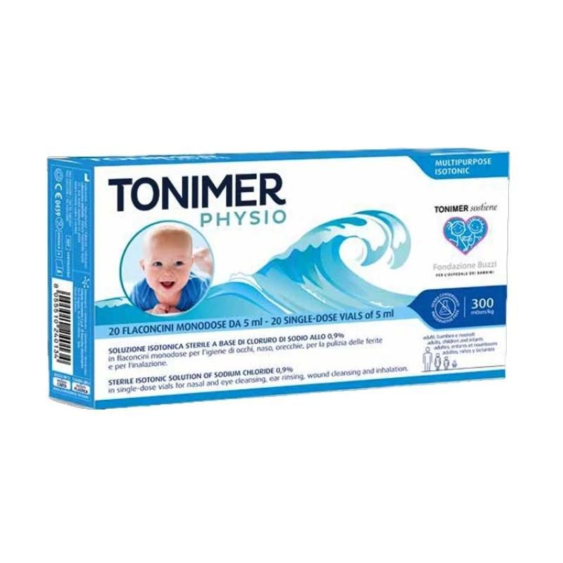 Tonimer Physio Soluzione Isotonica Multifunzionale - Confezione da 20 Flaconcini Monodose