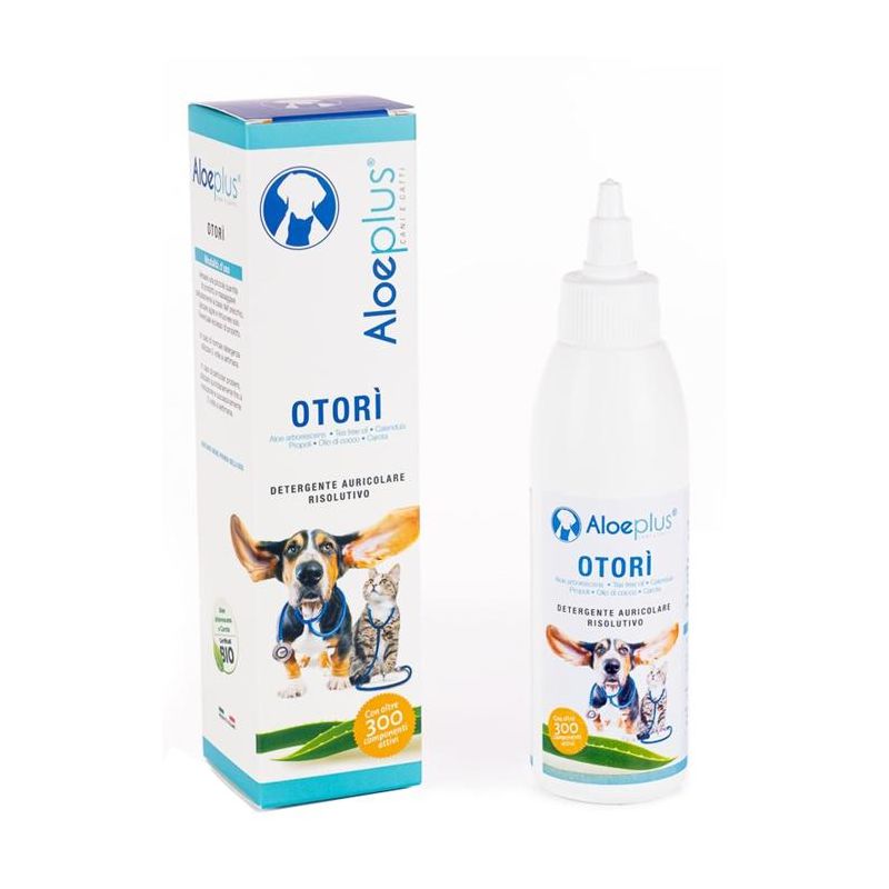 Detergente Auricolare AloePlus Otor per Cani e Gatti - 125ml