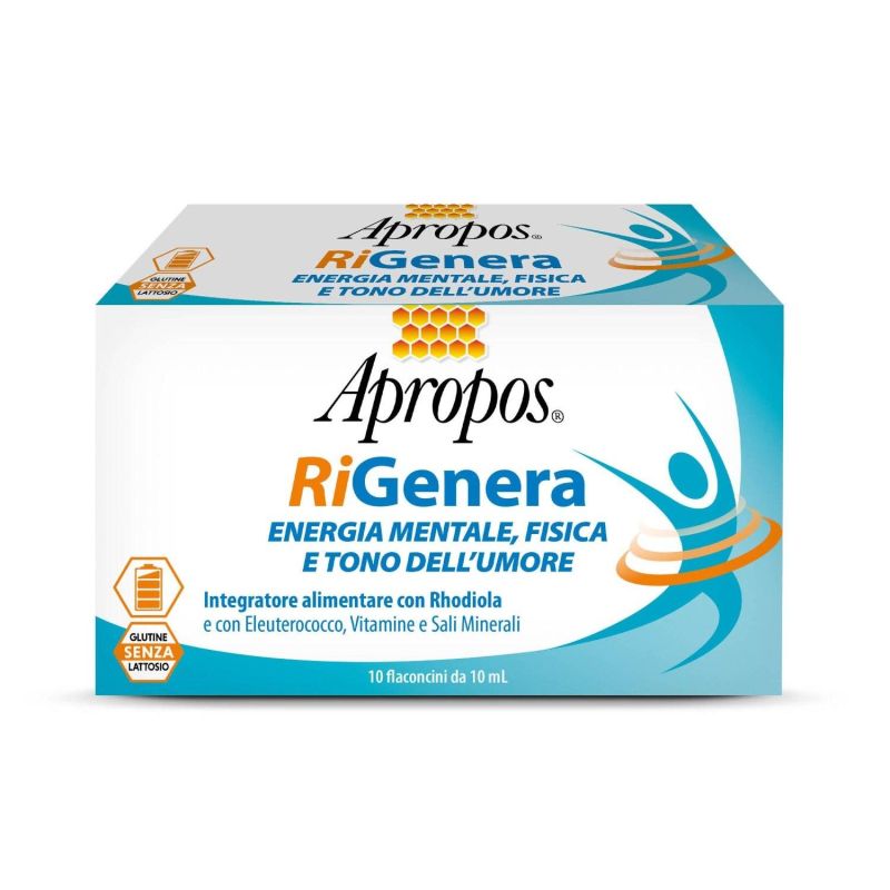 Apropos Rigenera - Supporto Energetico Fisico e Mentale 10x10ml