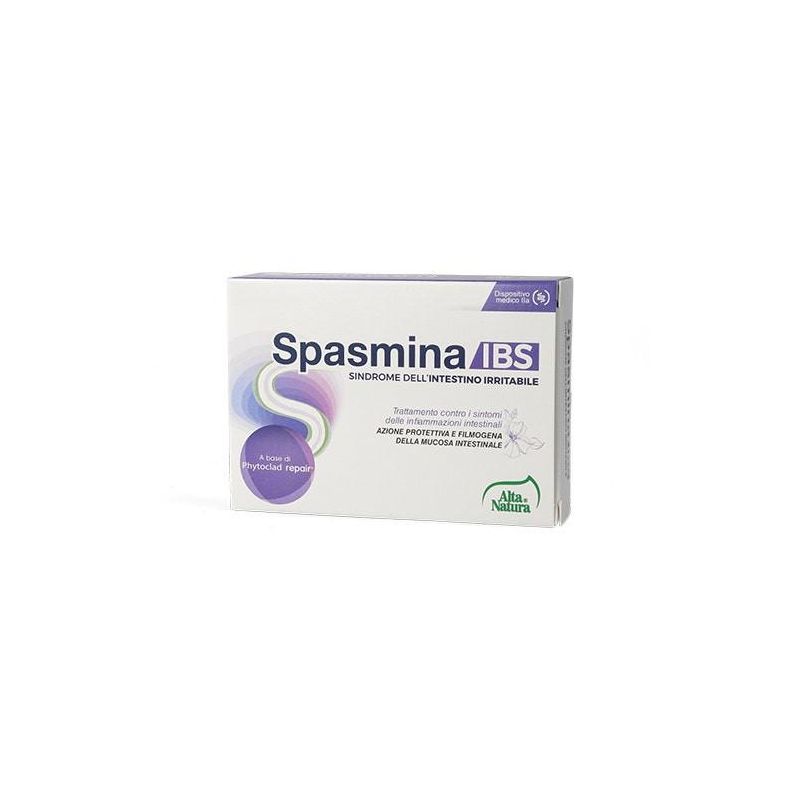Spasmina IBS - Compresse Rivestite per Intestino Irritabile, 30 Compresse
