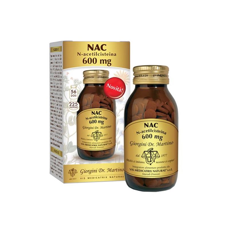 Dr Giorgini NAC 225 Compresse Integrate - Pastiglie Salutari