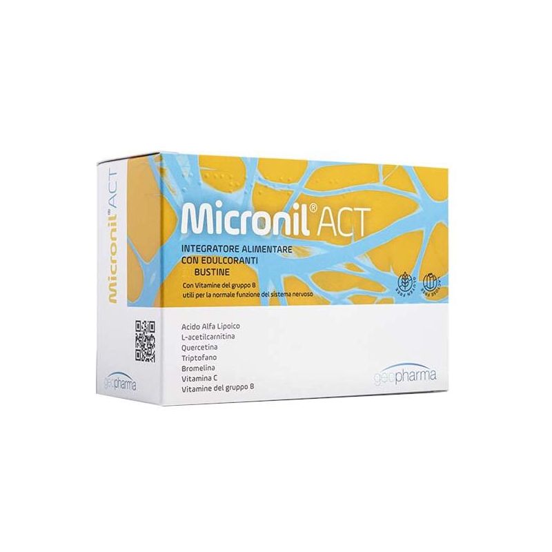 Micronil Act - Integratore Alimentare in Bustine, 30 Pezzi