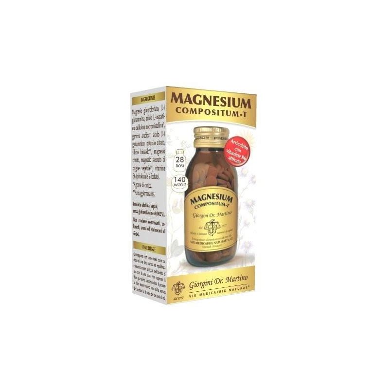 Magnesio Compositum-T - Piastrine di Supporto Energetico da 140