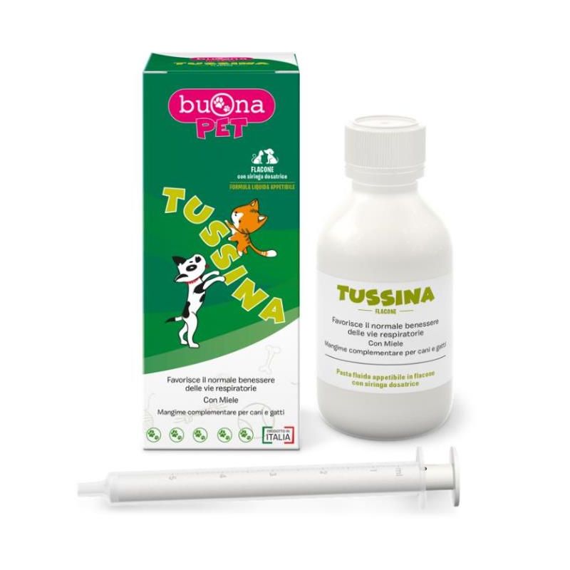 Tussina Buona Pet - Mangime Complementare per Cani e Gatti, 100g