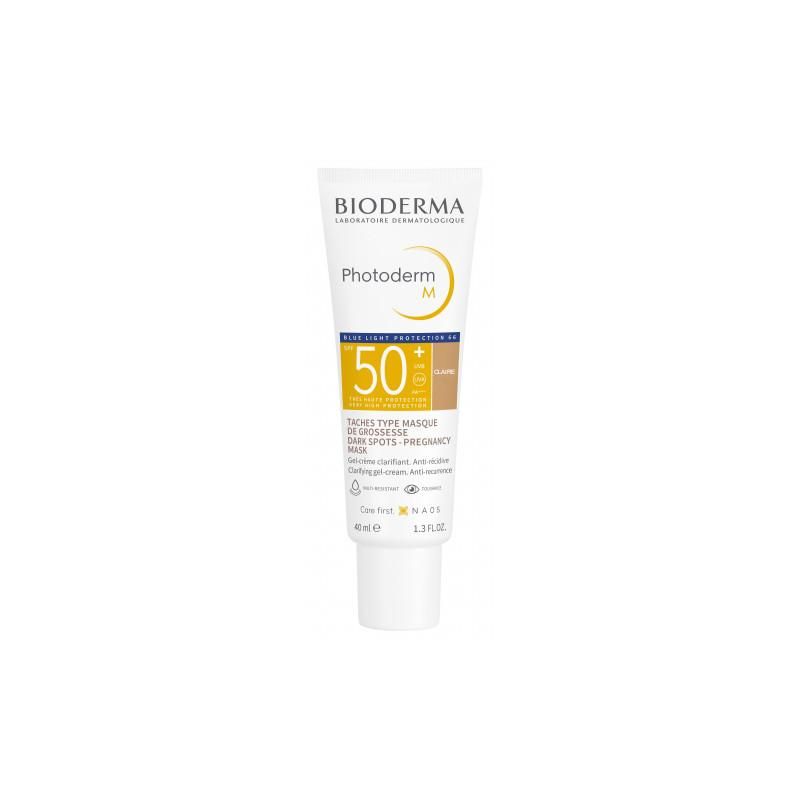 Bioderma Photoderm M Protezione Solare SPF50+ per Pelli Chiare, 40ml