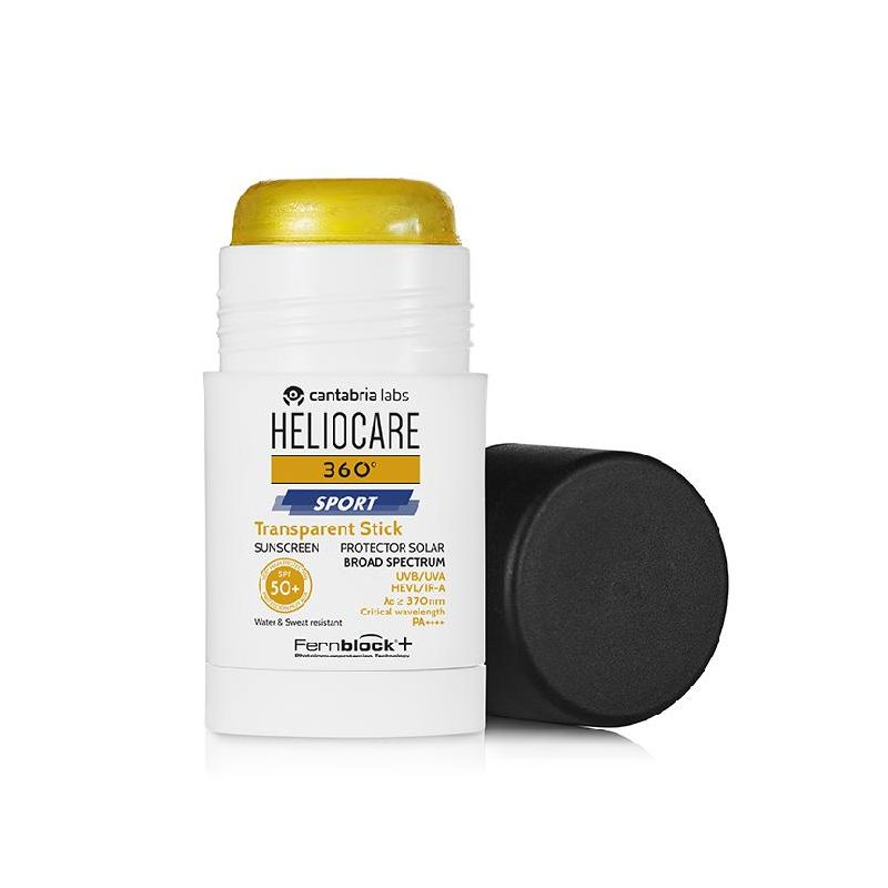 Heliocare 360 Sport Stick Protezione Solare Trasparente SPF 50+ 25g
