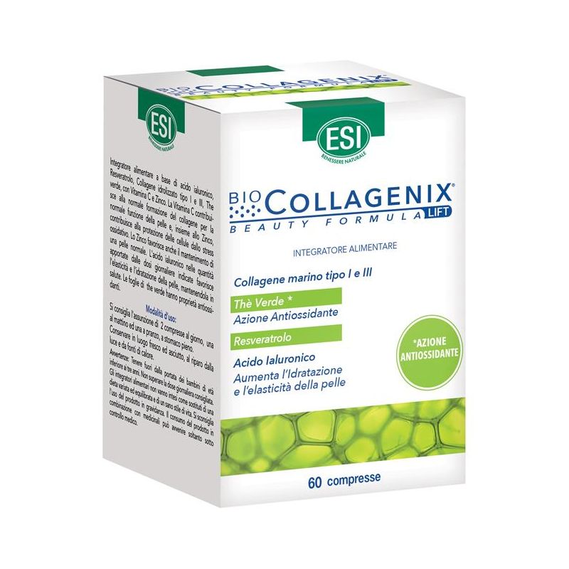 Biocollagenix Esi - Integratore con Collagene, 60 Compresse