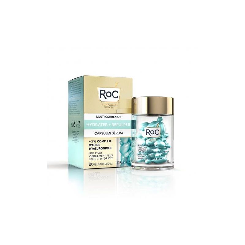ROC Multi Correxion Siero Viso Idratante e Rimpolpante - 30 Capsule