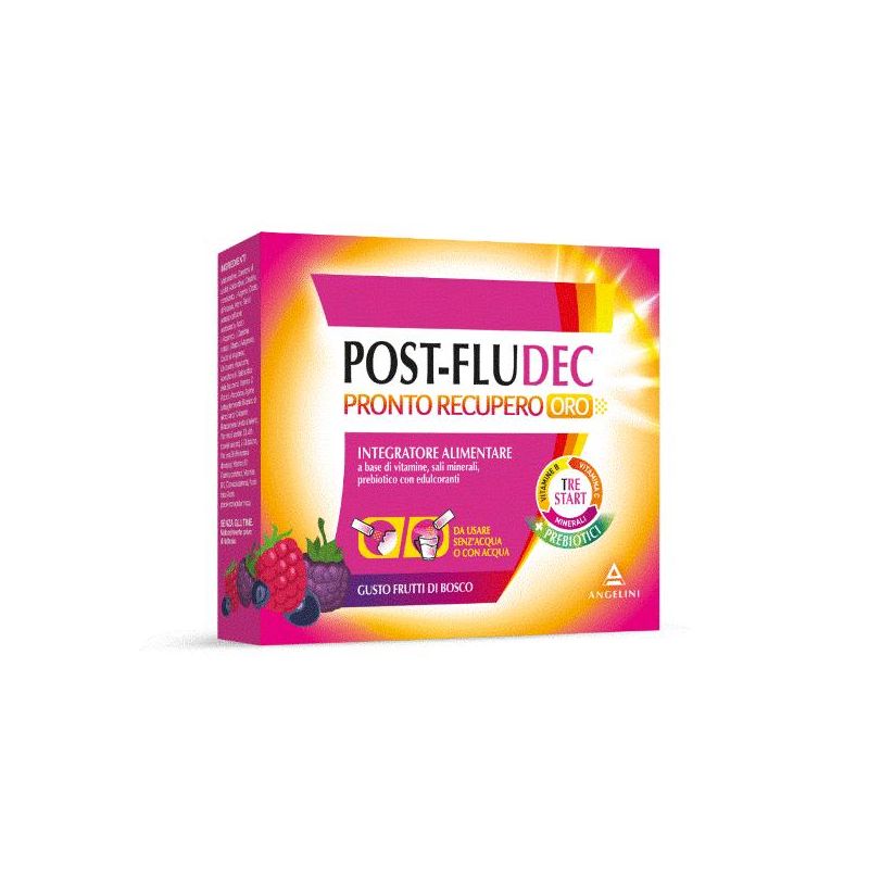 Post-Fludec Pronto Recupero Oro Frutti di Bosco - 12 Bustine