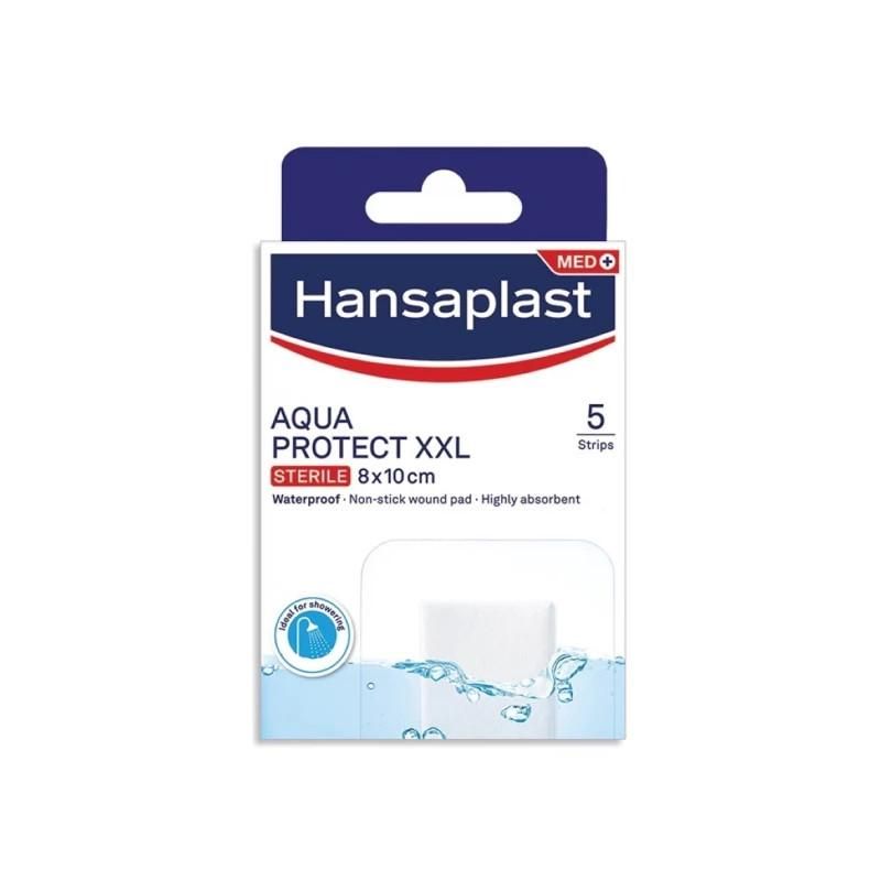 Hansaplast Aqua Protect XXL - Cerotti Impermeabili 8x10cm, 5 Pezzi