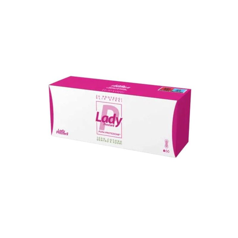 Proteggislip Presteril Lady in Cotone - Confezione da 24 Pezzi