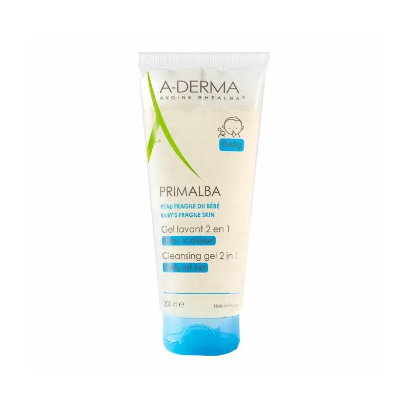 A-Derma Primalba 2-in-1 Detergente Gel - 200ml